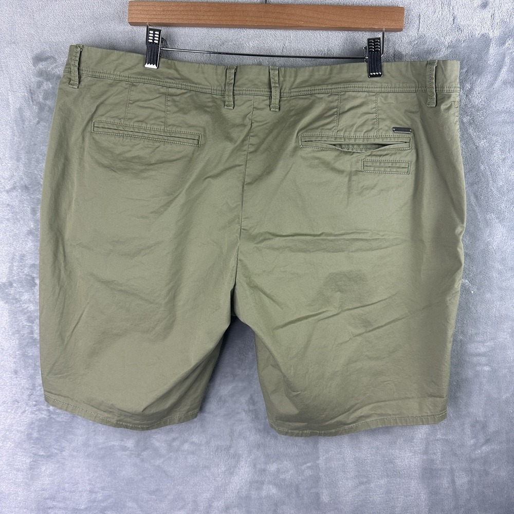 Rodd & Gunn Men's Chino Shorts Olive Green Size 40 Stretch Flat Front Casual - Picture 3 of 11